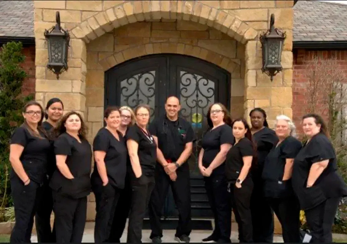 The Kadivar Family Medicine team outside the practice